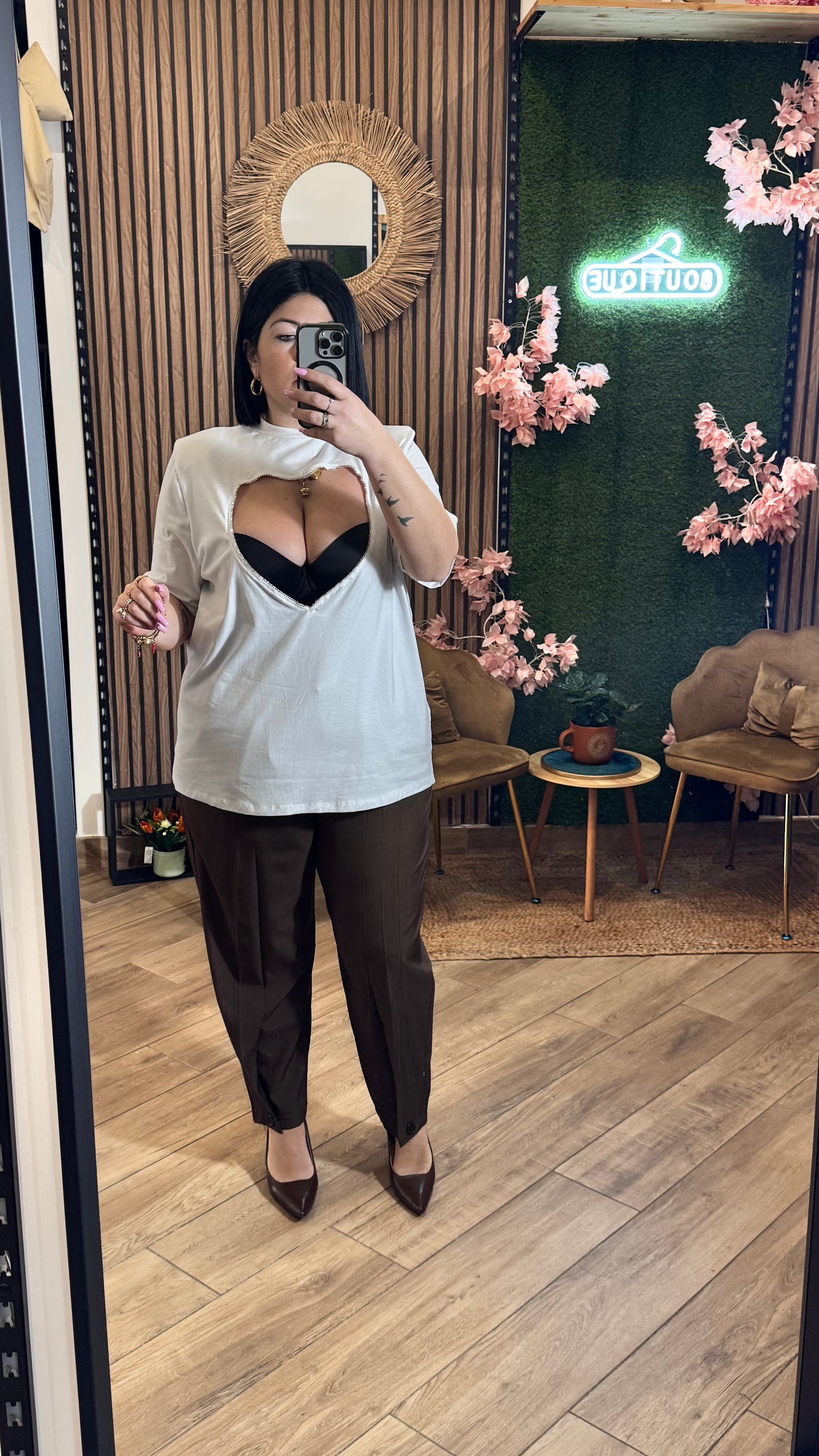 Pantalone bottoncino