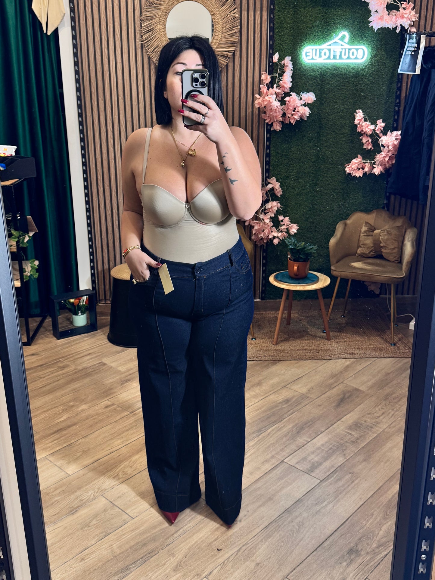 Jeans rigato