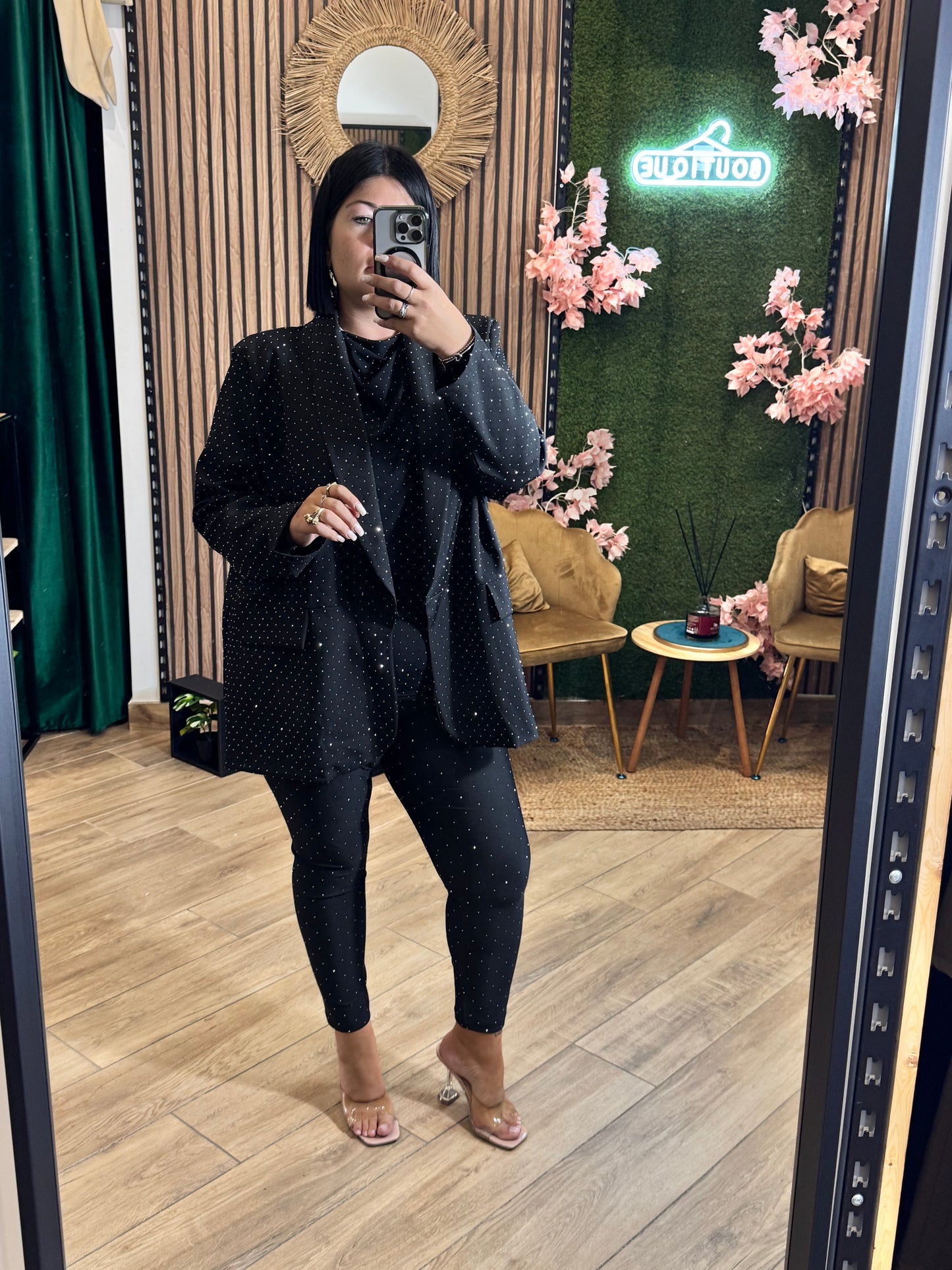 Leggins brillantinato