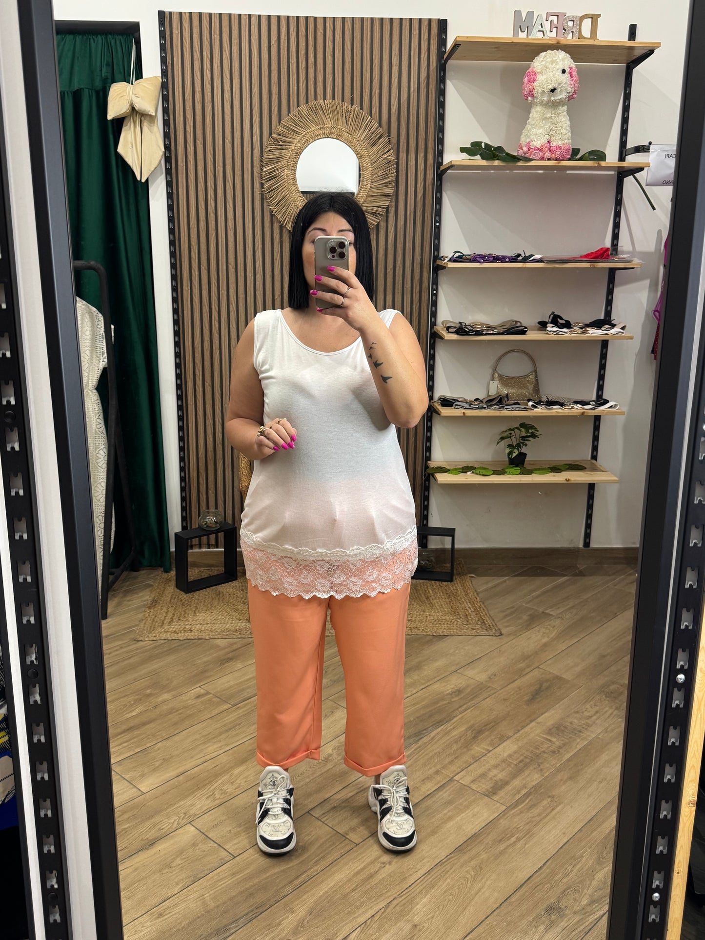 Tailleur Bottoncino pesca