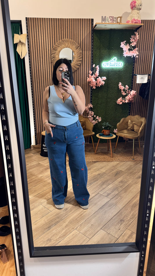 Jeans ciliegia