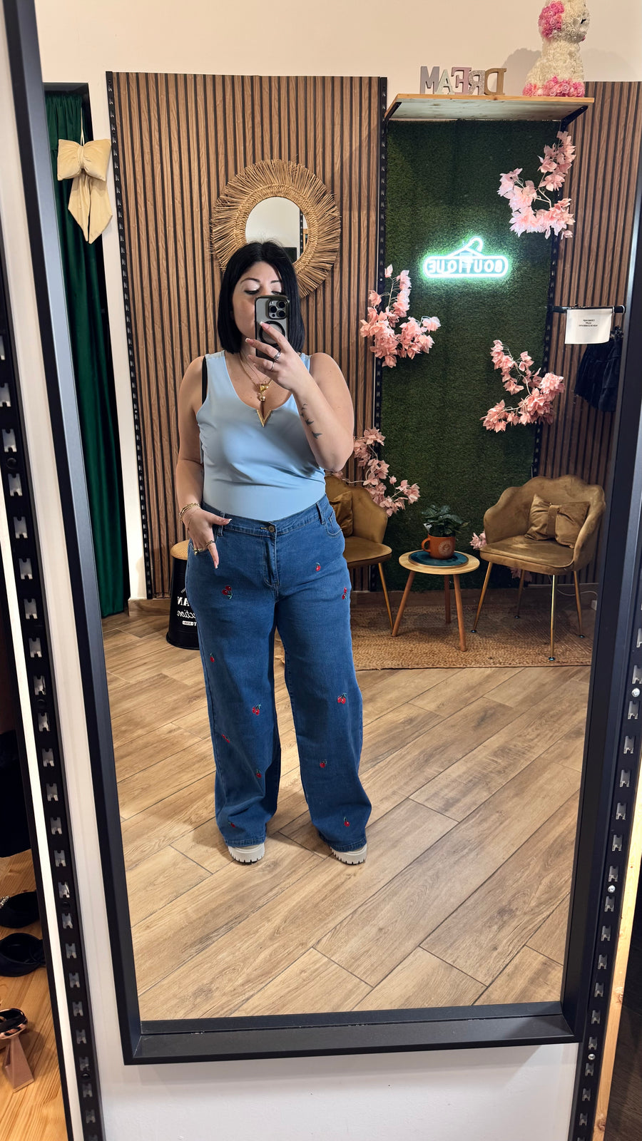 Jeans ciliegia
