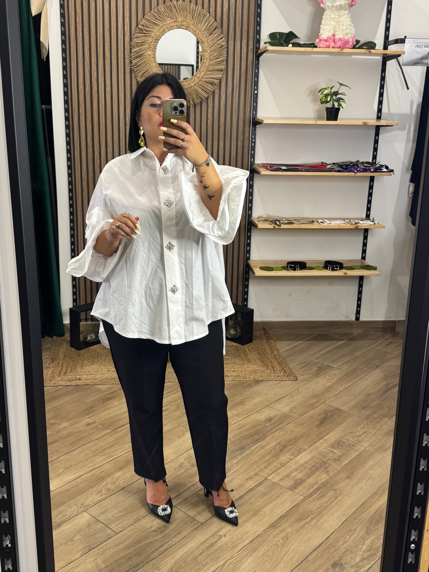 Camicia brillante