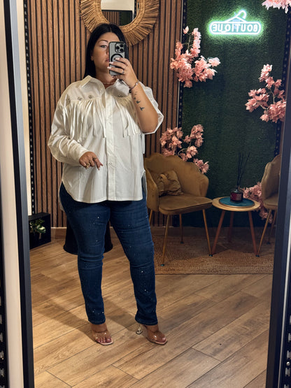 Jeans stretto brilla