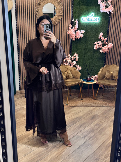 Coordinato gonna raso