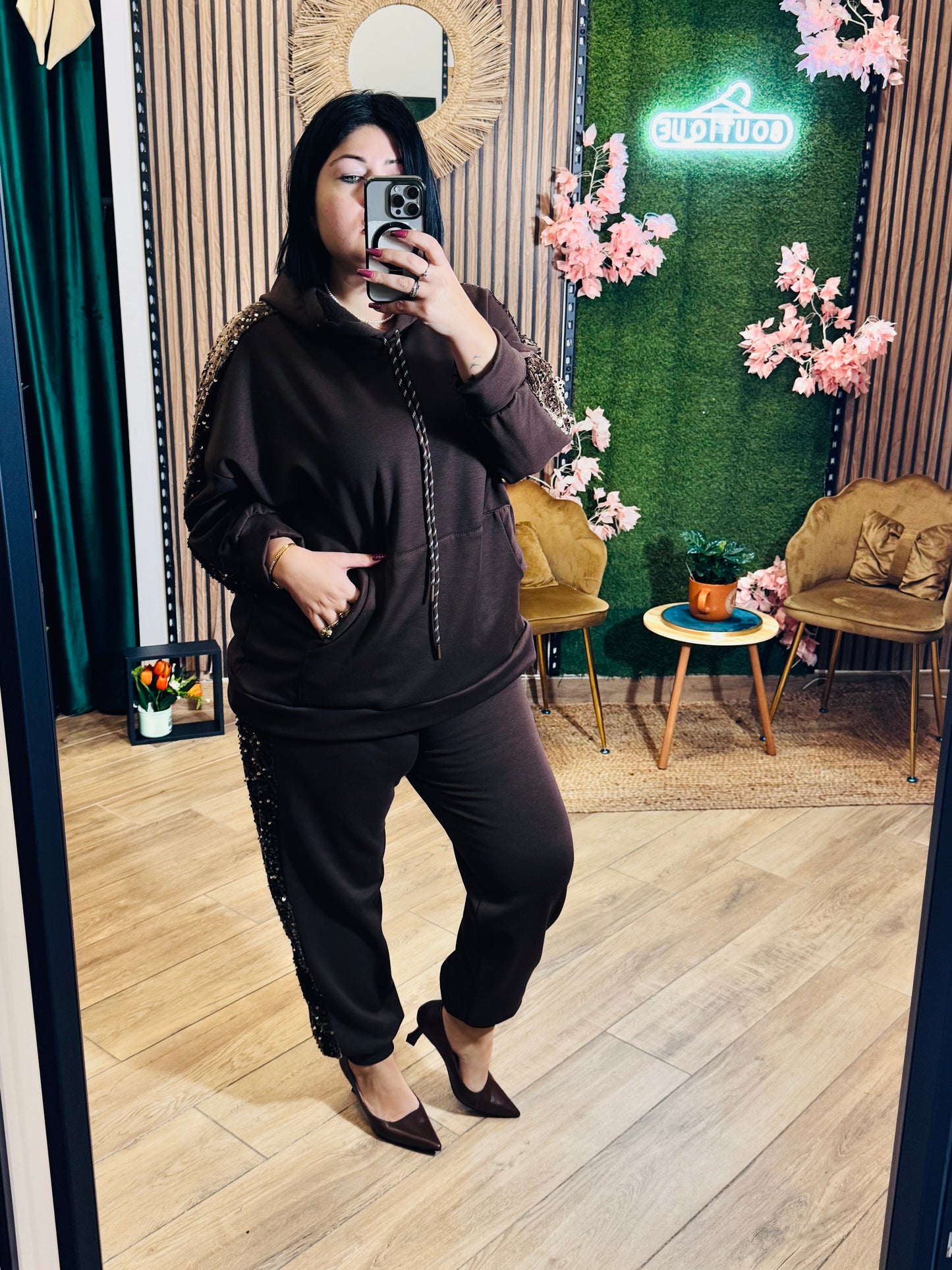 Coordinato paillettes