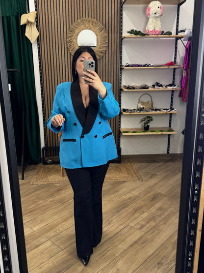 Tailleur bicolore