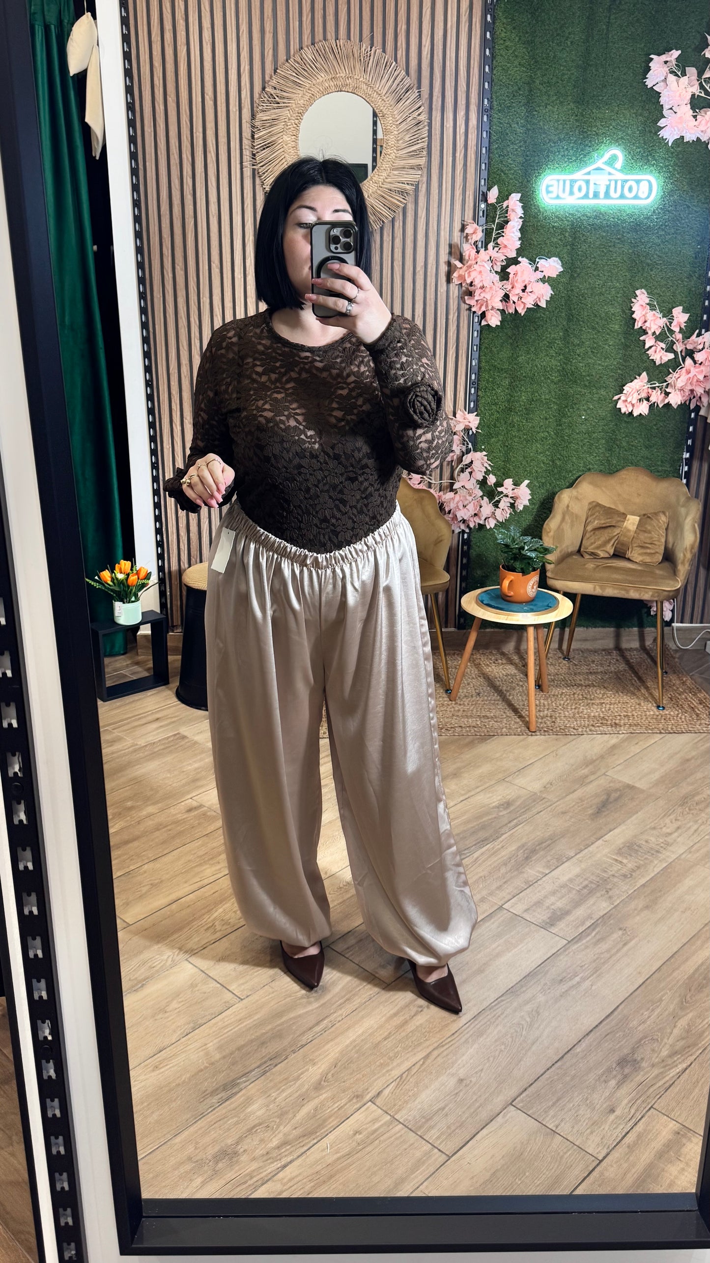 Maglia Aladino con rosa