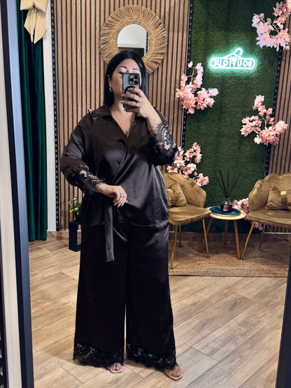 Coordinato raso pantalone