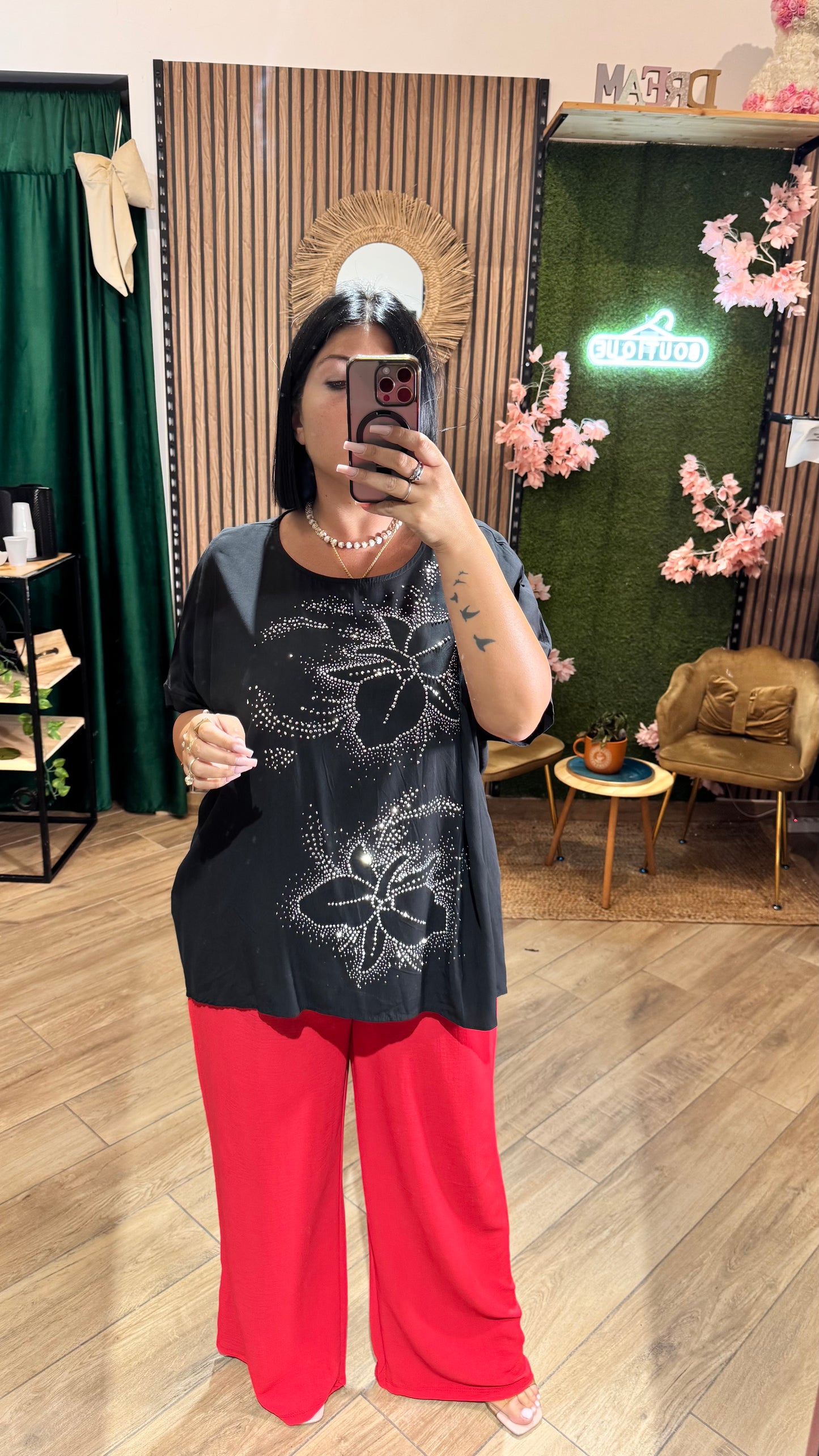 T shirt fiore