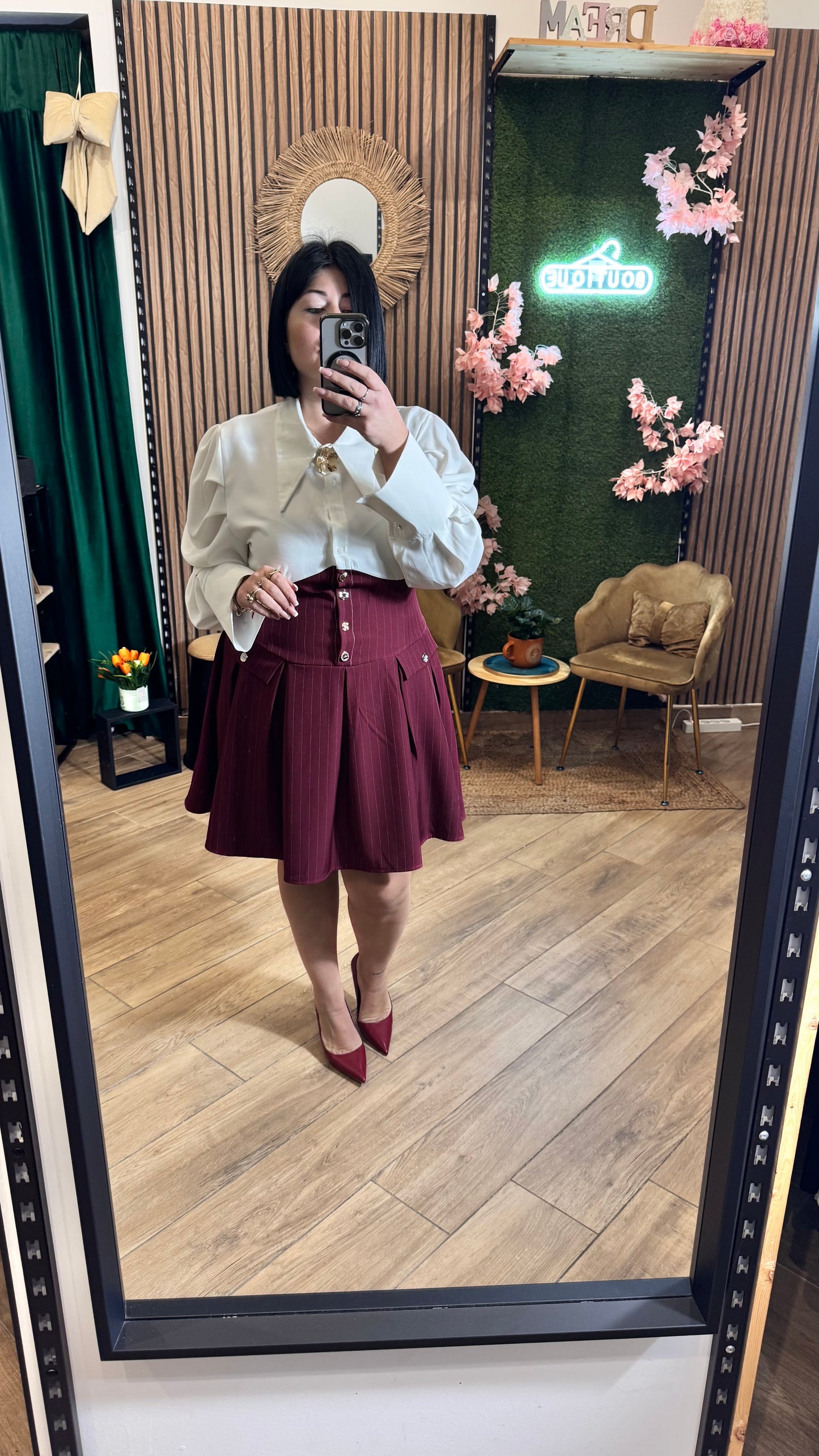 Dress gessato