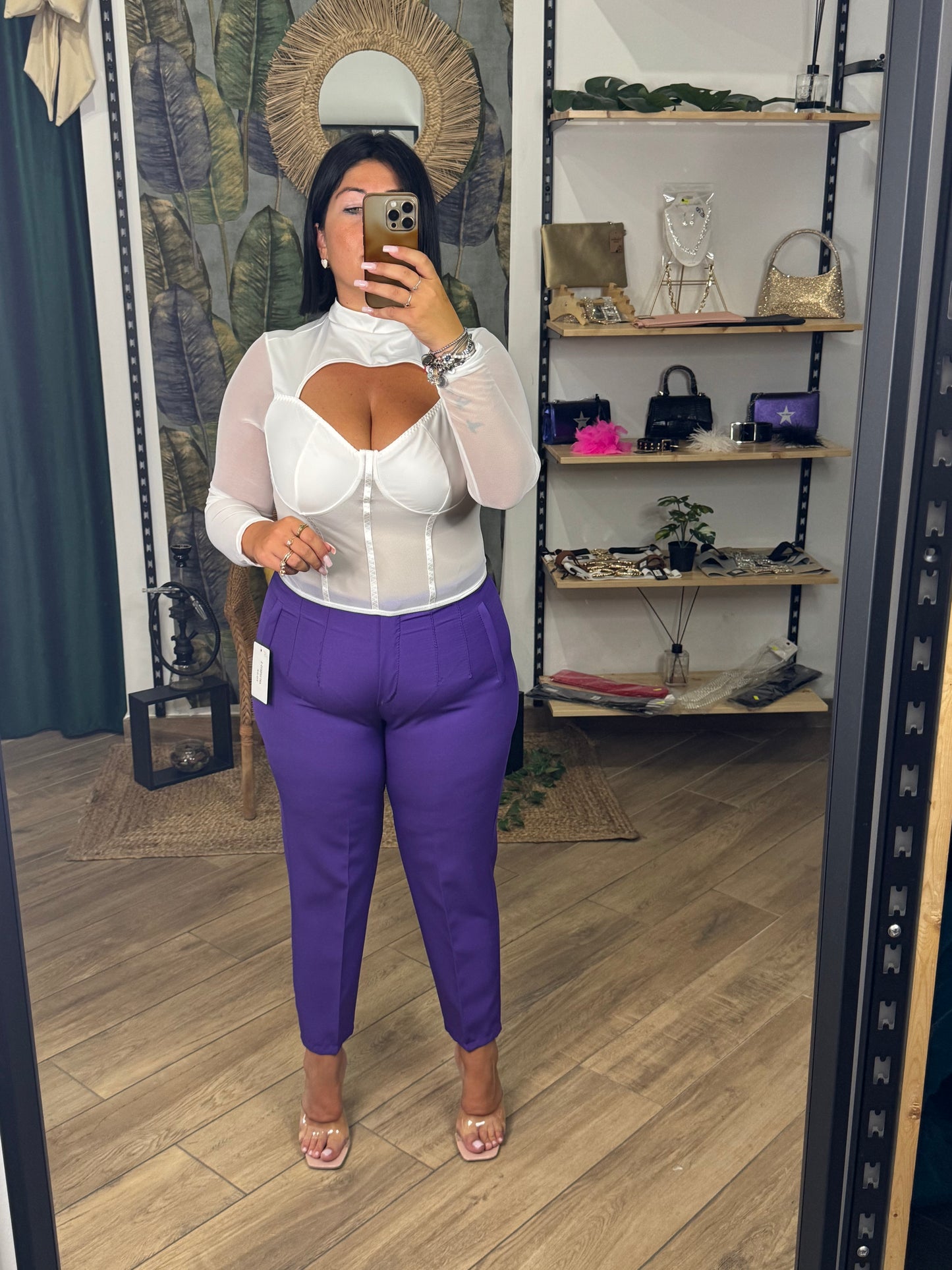 Pantalone mod Zara viola