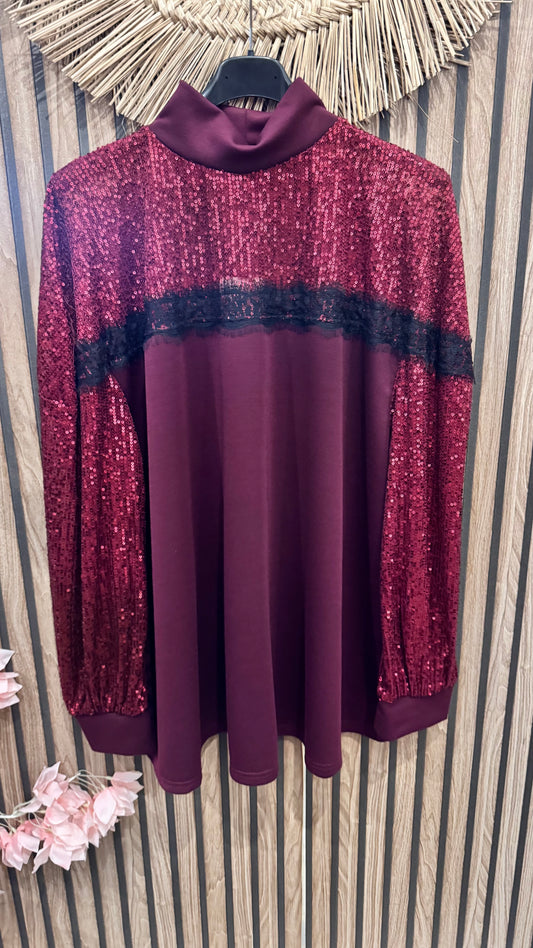 Maglia paillettes