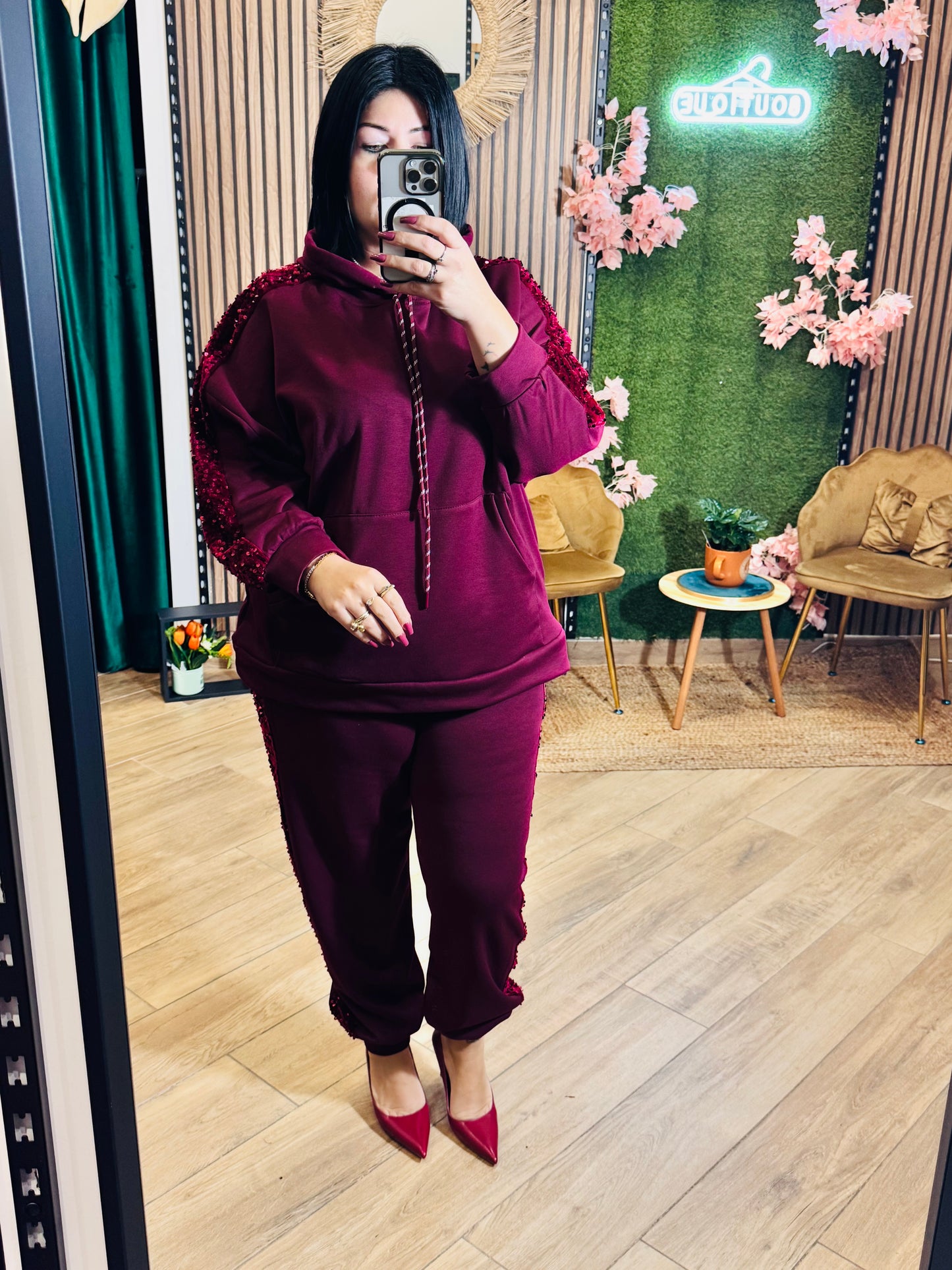 Coordinato paillettes