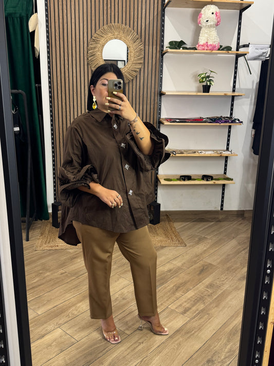 Camicia brillante
