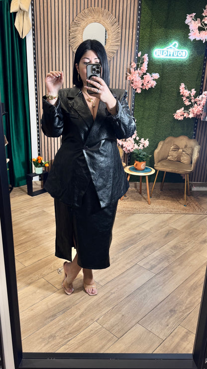 Giacca doppio petto eco