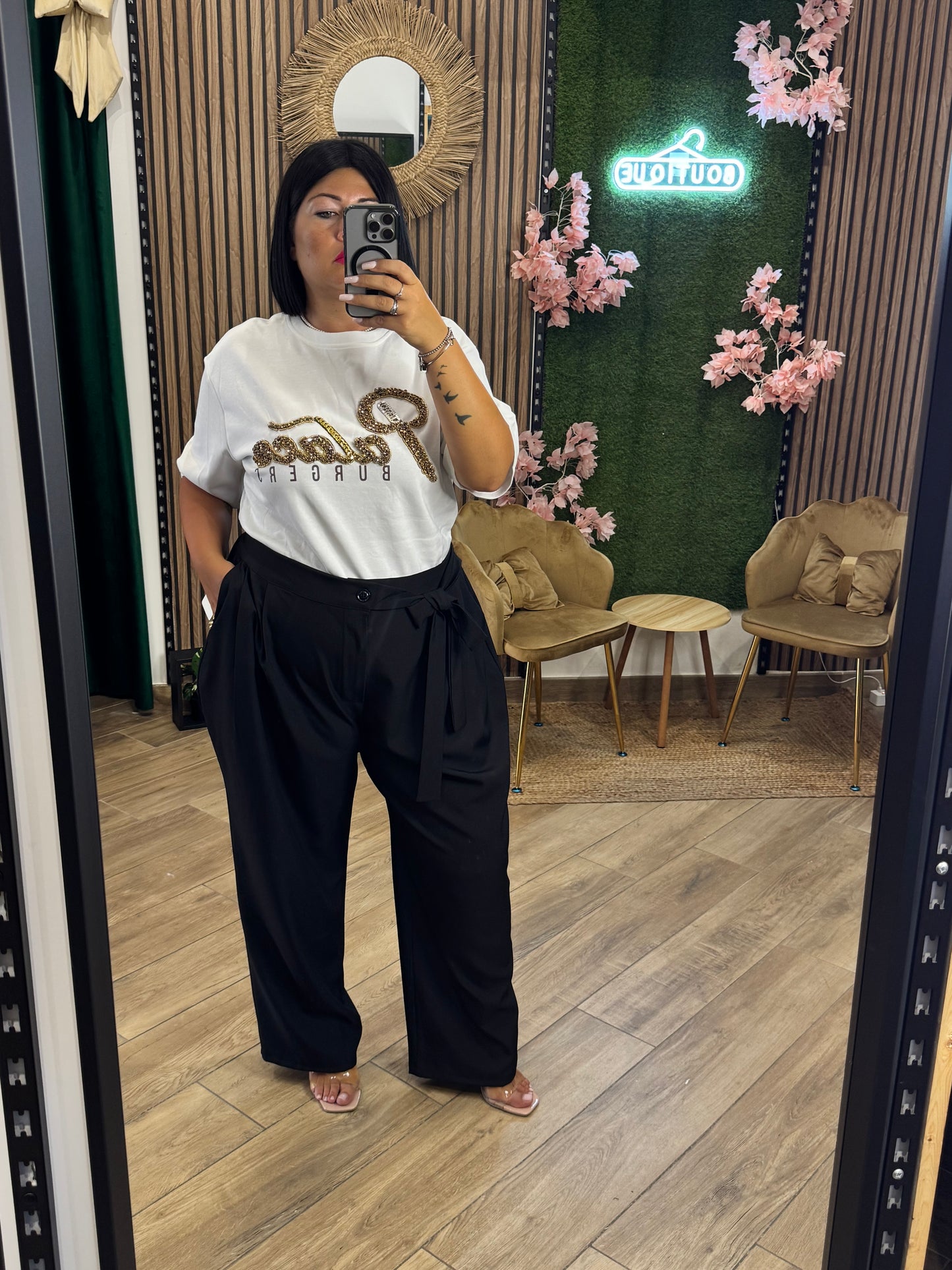 Pantalone fiocco