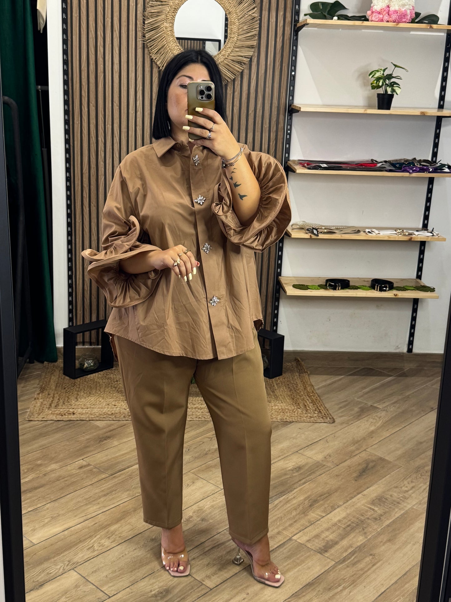 Camicia brillante