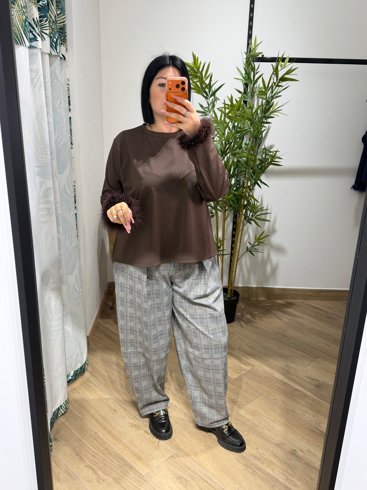 Maglia piume