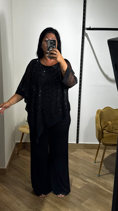 Blusa paillettes