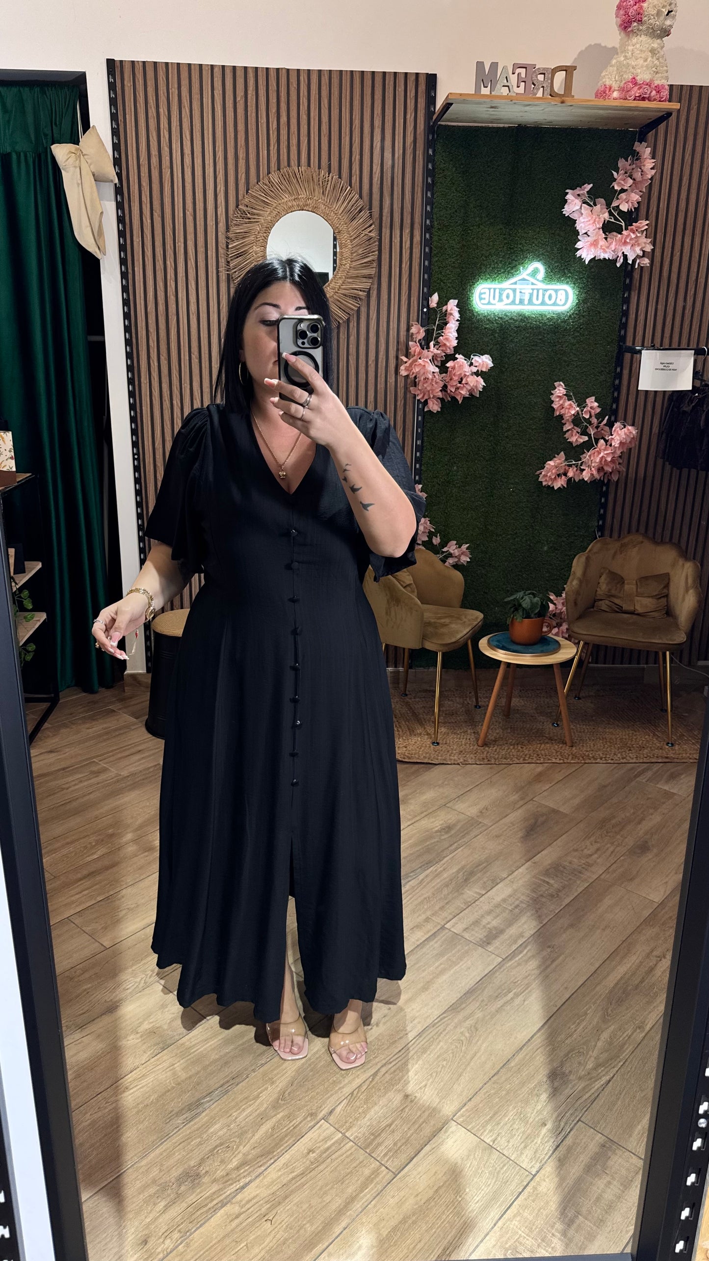 Dress bottoncino