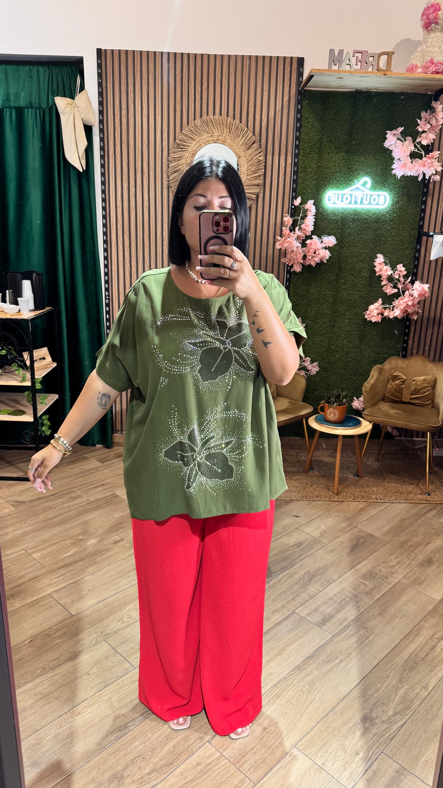 T shirt fiore