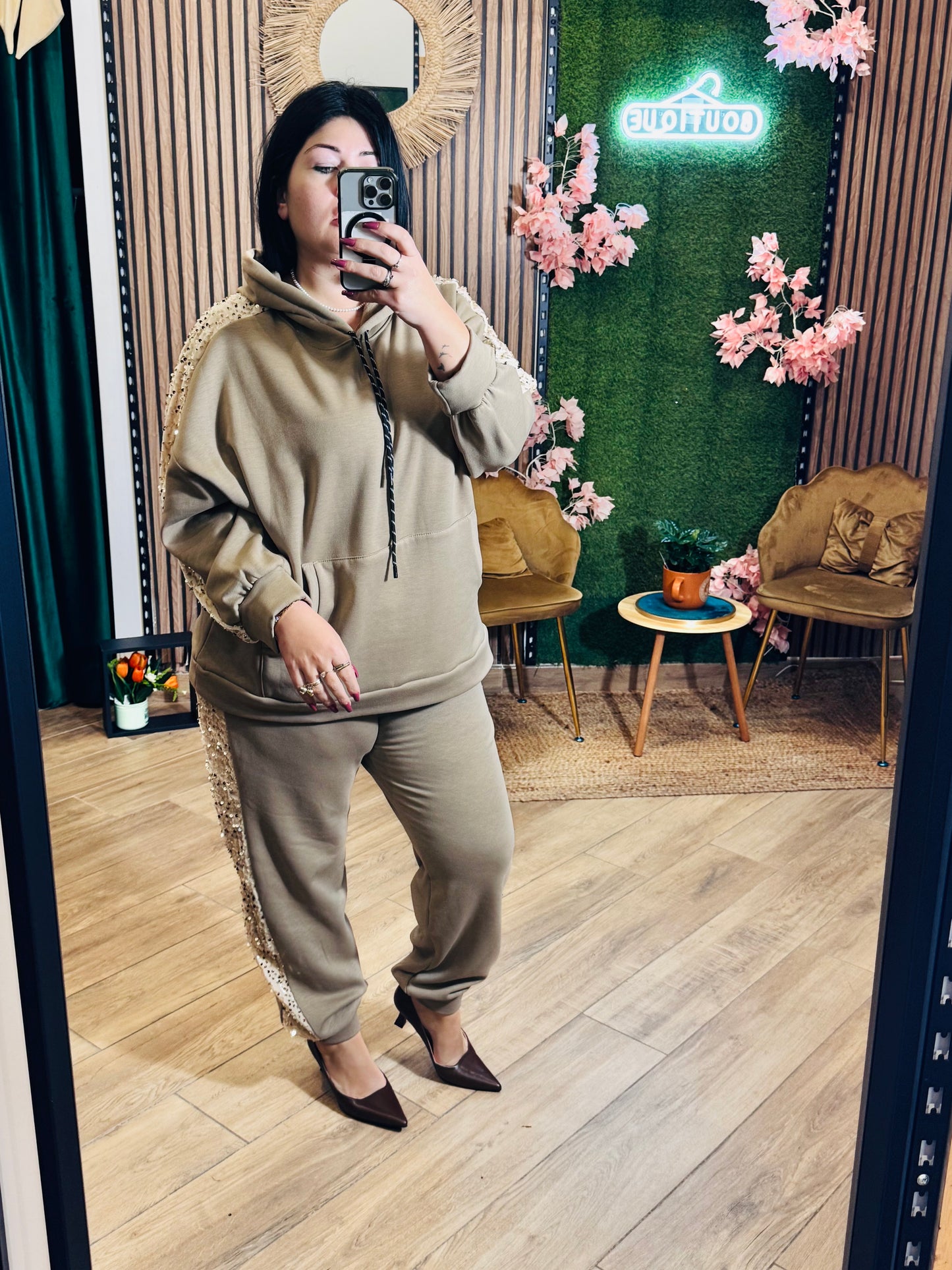 Coordinato paillettes