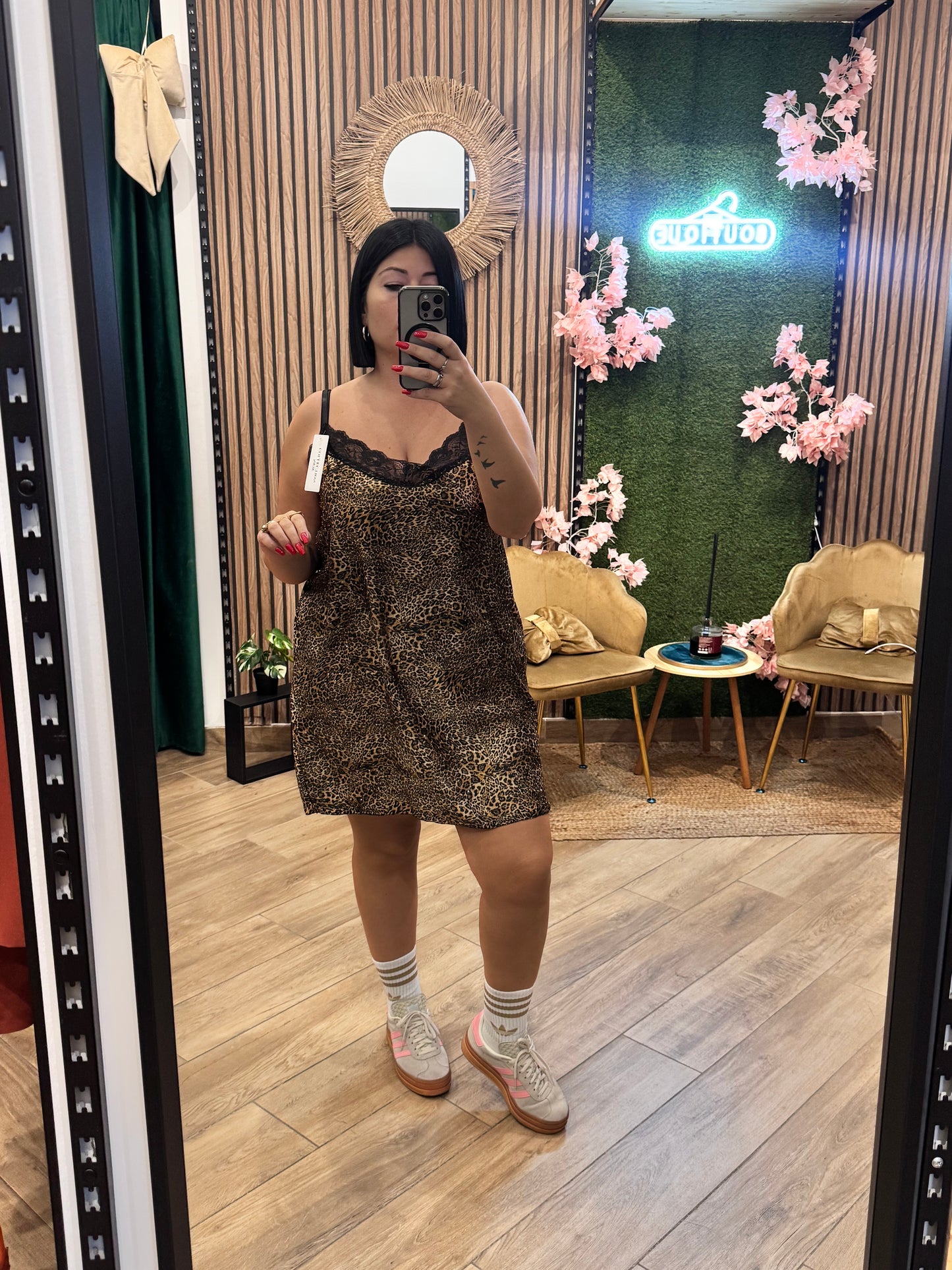 Canotta lunga Animalier