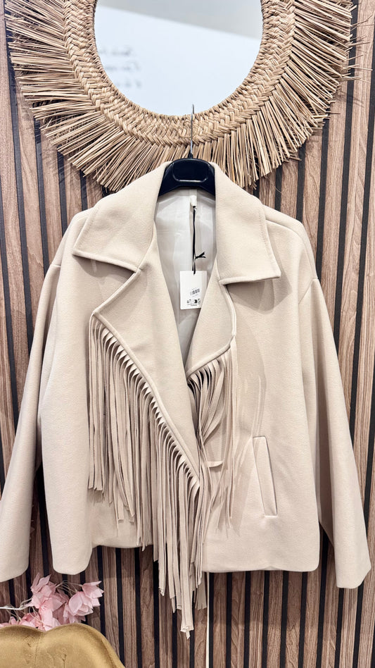 Cappotto frange