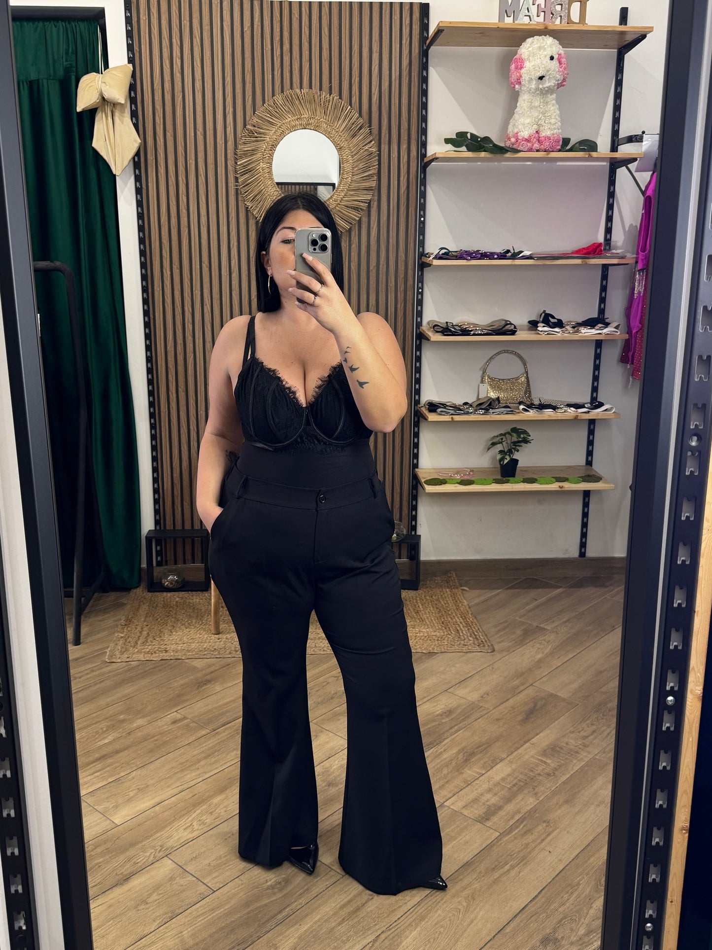 Tailleur bicolore