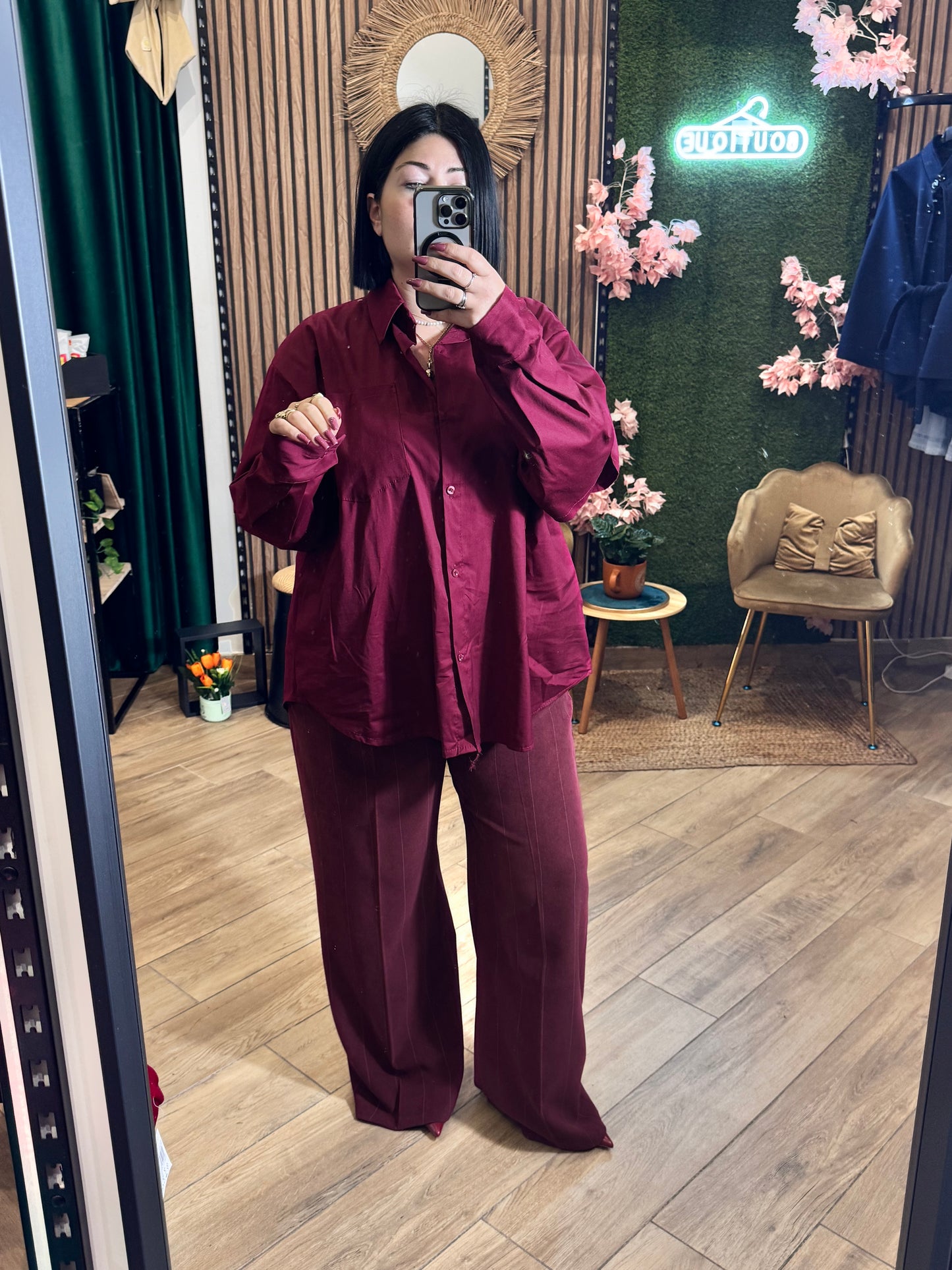 Camicia con manicotti