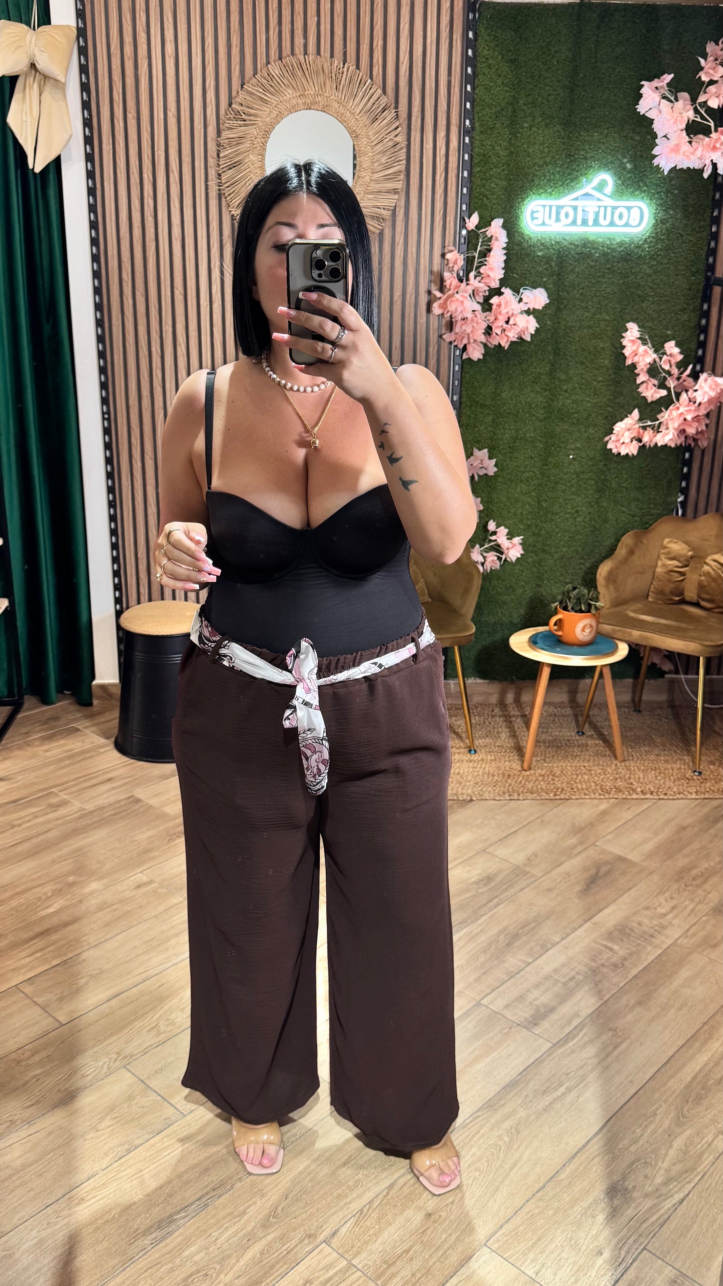 Pantalone fiocco