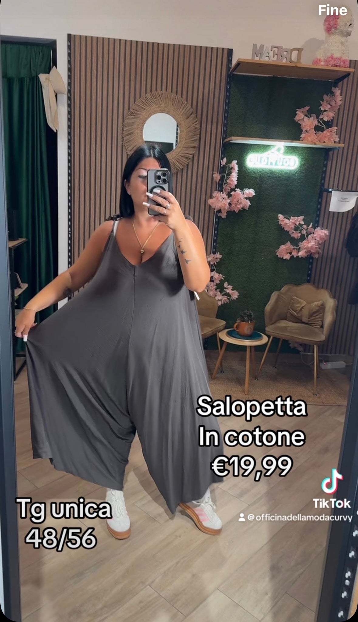 Salopetta in cotone