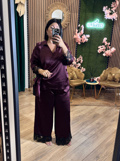 Coordinato raso pantalone