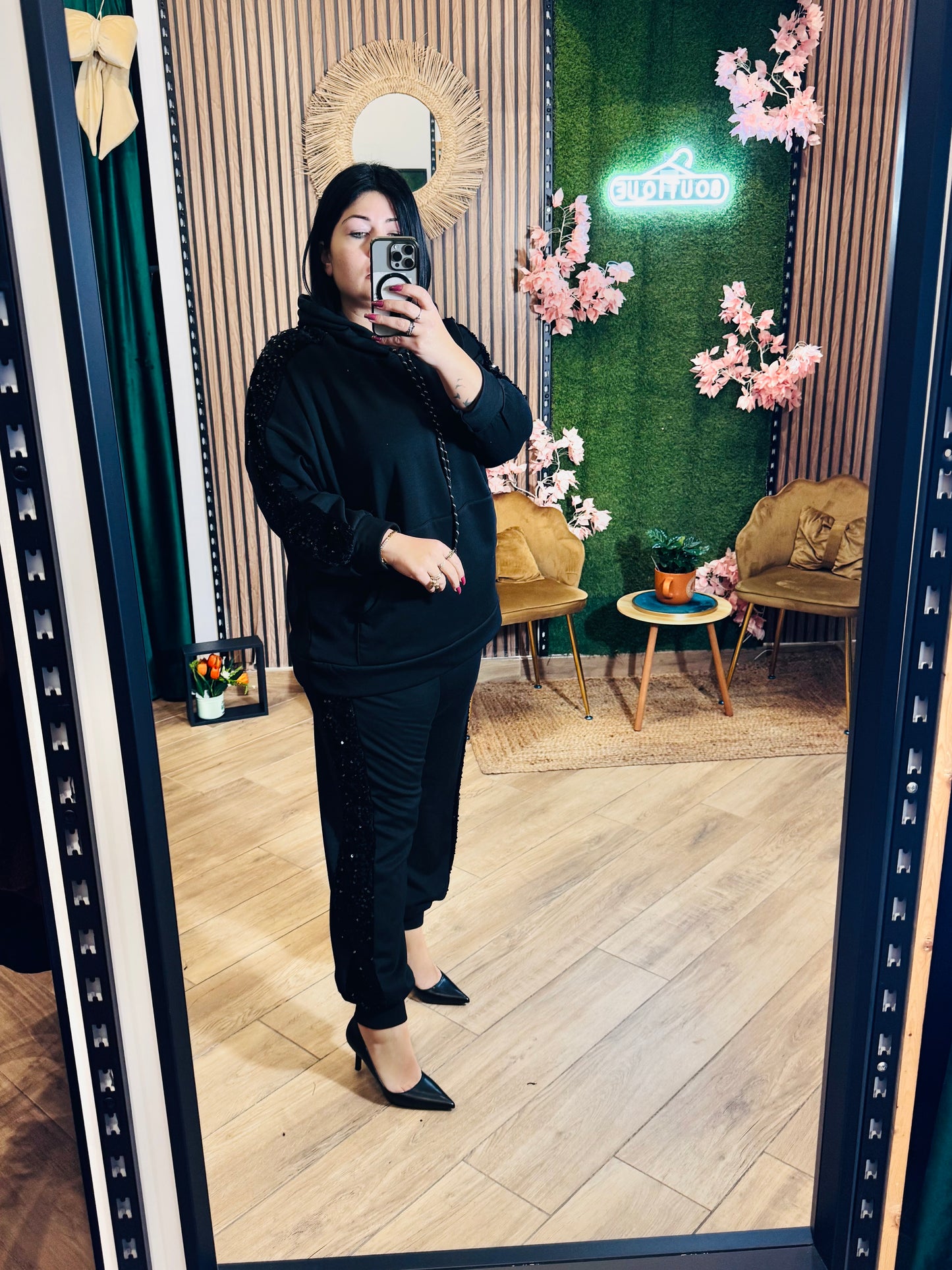 Coordinato paillettes