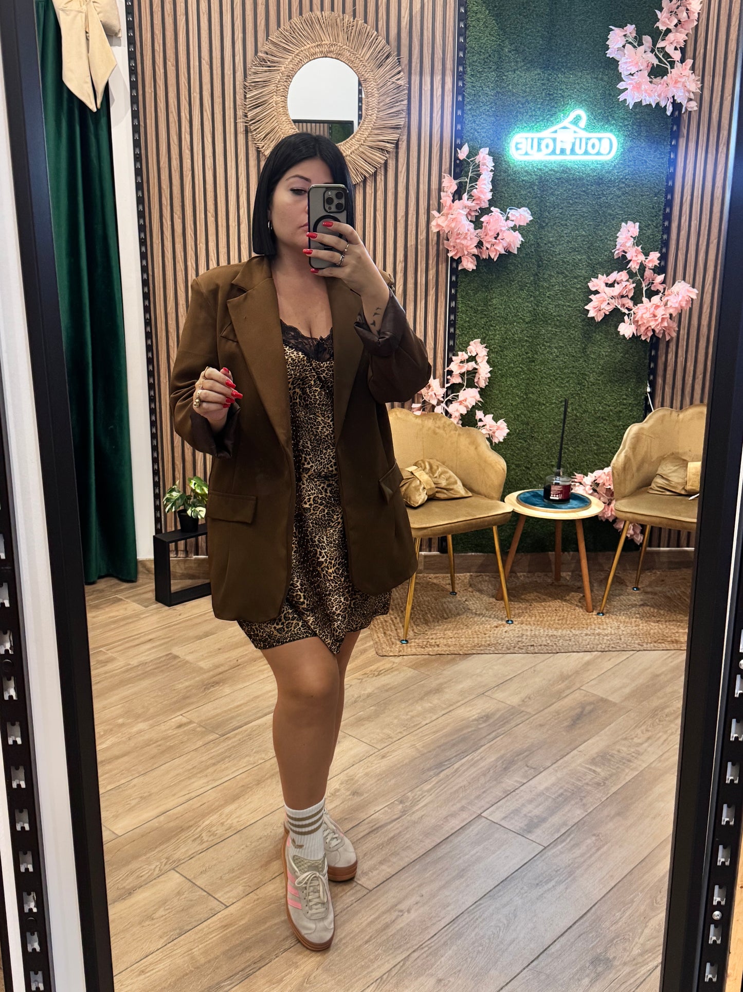 Canotta lunga Animalier