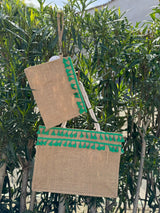 Borsa frange  in juta
